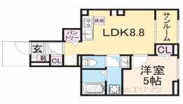 アネモスヒルズ天理２間取り図面