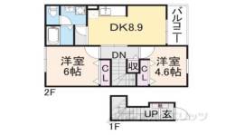 プロムナード・ソレイユB間取り図面