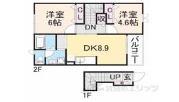 プロムナード・ソレイユB間取り図面