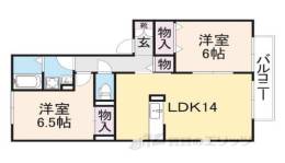 ラフィーネ　Ｂ棟間取り図面