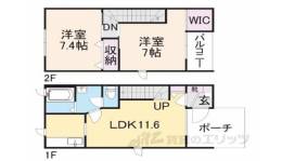 貸家間取り図面