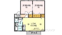 ウィンディアおだ　Ｂ間取り図面