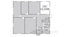 京田辺市創業オフィスKURA間取り図面