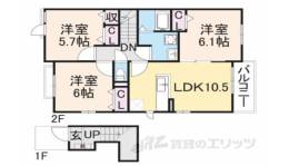 Ｅｔｏｉｌｅｓ　Ｓ間取り図面