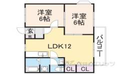 エスポワールＢ間取り図面