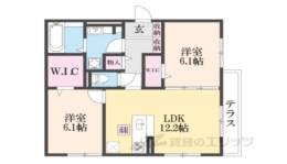 ハッピーライフⅥ間取り図面