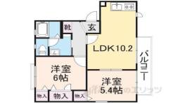 アガーペ御陵前間取り図面