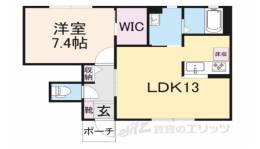 Ｐｏｓｔａｌ１間取り図面
