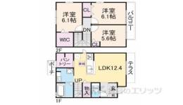 LE GRAND AMENITY HILL WEST間取り図面