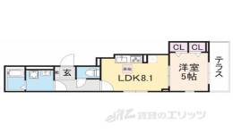 椥辻リバーグレイス間取り図面