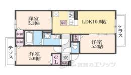 ウッズ荒塚間取り図面