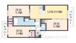 ウッズ荒塚間取り図面
