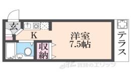 シティパレスあやめ池Ｐ７間取り図面