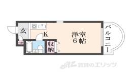 シティパレスあやめ池Ｐ８間取り図面