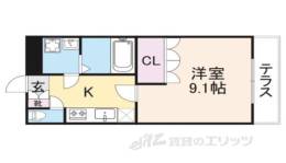 オーベルジュ・オオミ間取り図面