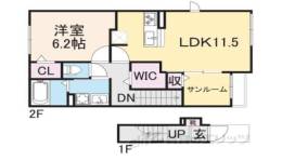 メゾン・ド・ジュネス・３間取り図面
