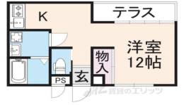 アヴェニール鞍馬口間取り図面
