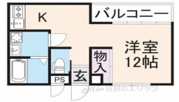 アヴェニール鞍馬口間取り図面