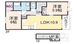 フリーデＡ間取り図面