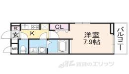 グリーンハイツ向日間取り図面