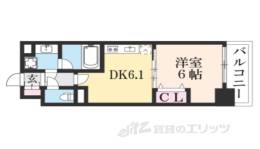 CAVANA九条烏丸間取り図面
