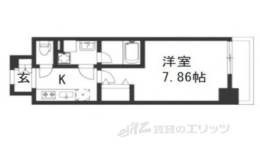 CAVANA九条烏丸間取り図面