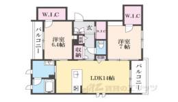 シャーメゾン　Ｐｒｏ．ｕ．間取り図面