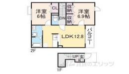 グラン・ジール２間取り図面