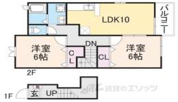 ハーティープレイスA間取り図面