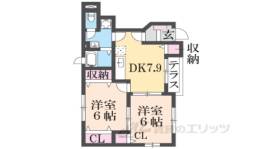 ラ・フルール弐番館間取り図面