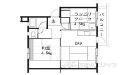 中宮第３団地３８号棟間取り図面