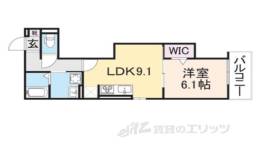 シュエット四条大路間取り図面