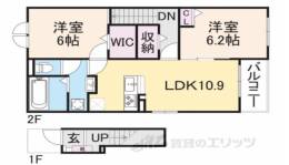 カーム　ブリーズ木津川間取り図面