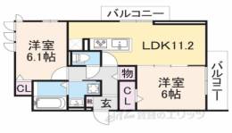 ベルフィールド西京極　東棟間取り図面