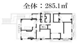 静市市原町テナント2F間取り図面