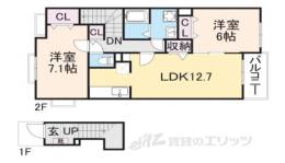 シャンプラージュ間取り図面