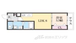ジーメゾン伏見セレスト間取り図面