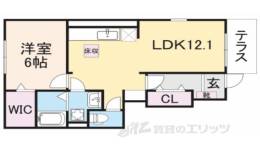 グリーン・エコー２間取り図面