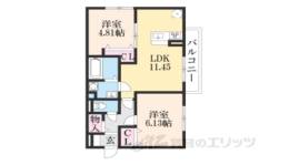 エスポワール瀬田間取り図面