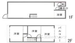 桃山町泰長老テナント間取り図面