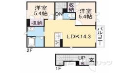 シャーメゾン　ベルプラート間取り図面