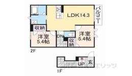 シャーメゾン　ベルプラート間取り図面