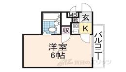 シティパレス東生駒Ａ棟間取り図面