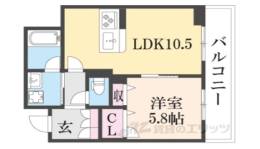 メゾン厨子奥間取り図面