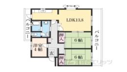 高の原駅東第２団地16号棟間取り図面
