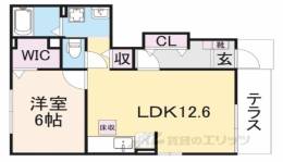 メゾン・ヌーベルA-１間取り図面