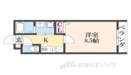 クレドール西大路駅前間取り図面
