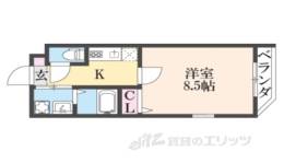 クレドール西大路駅前間取り図面