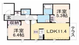 Ｃａｓａ大町Ｃ間取り図面
