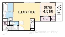 クレメント五個荘間取り図面